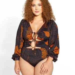 Maio Manga UV Folhagem Terra