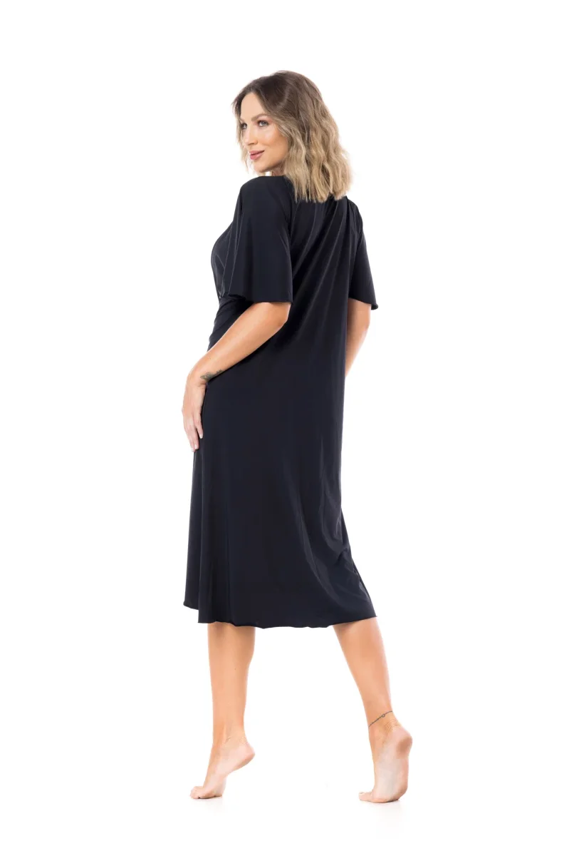 Vestido Crepe Preto - Image 4